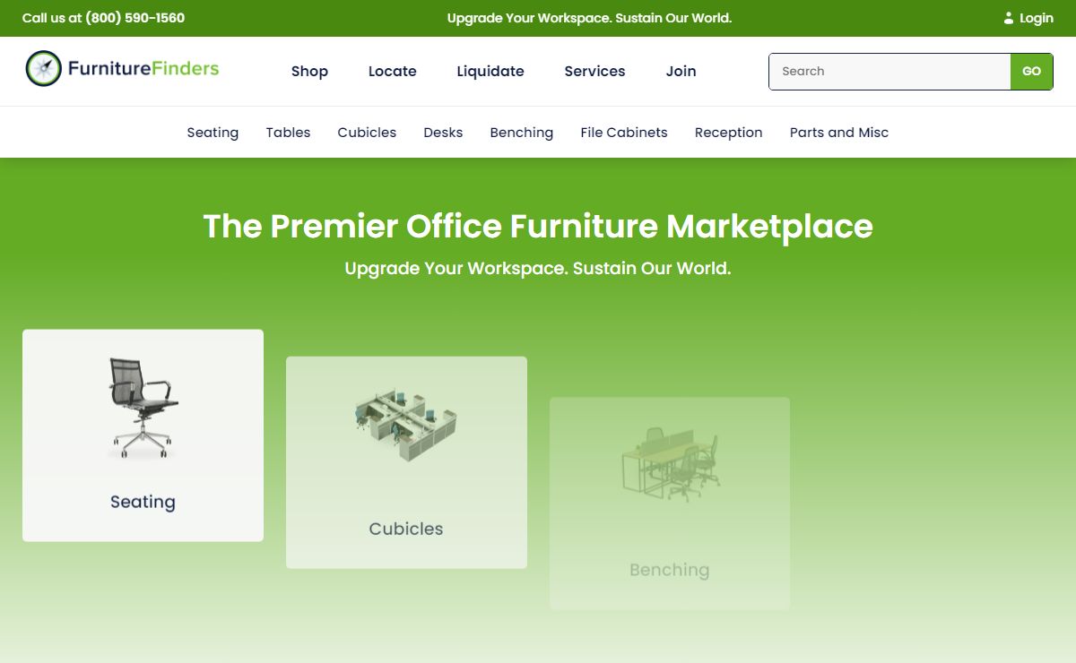 Used Office Furniture and Used Cubicles - at FurnitureFinders