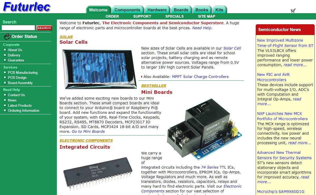 Futurlec - Electronic Components & Semiconductor Superstore