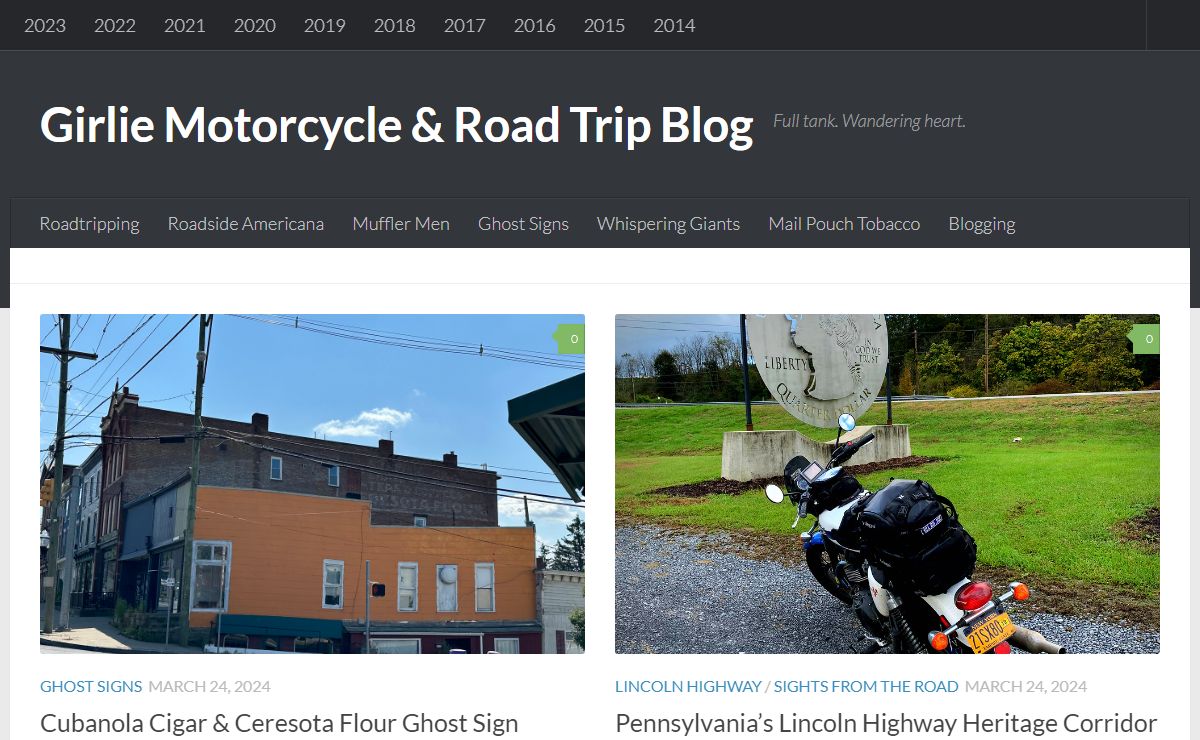 Girlie Motorcycle & Road Trip Blog | Full tank. Wandering heart.