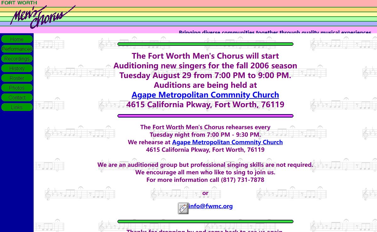 Fort Worth Men's Chorus