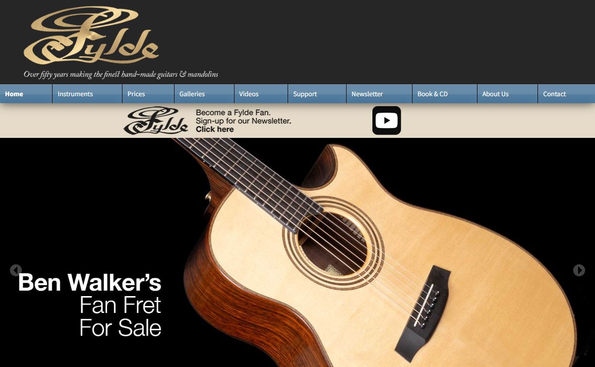 Welcome to Fylde Guitars