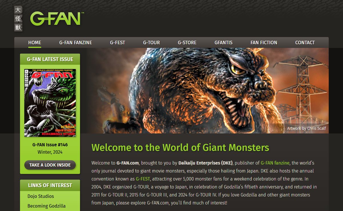 G-FAN.com | The home of G-FAN Fanzine, G-FEST, and G-TOUR, brought to you by Daikaiju Enterprises Ltd.