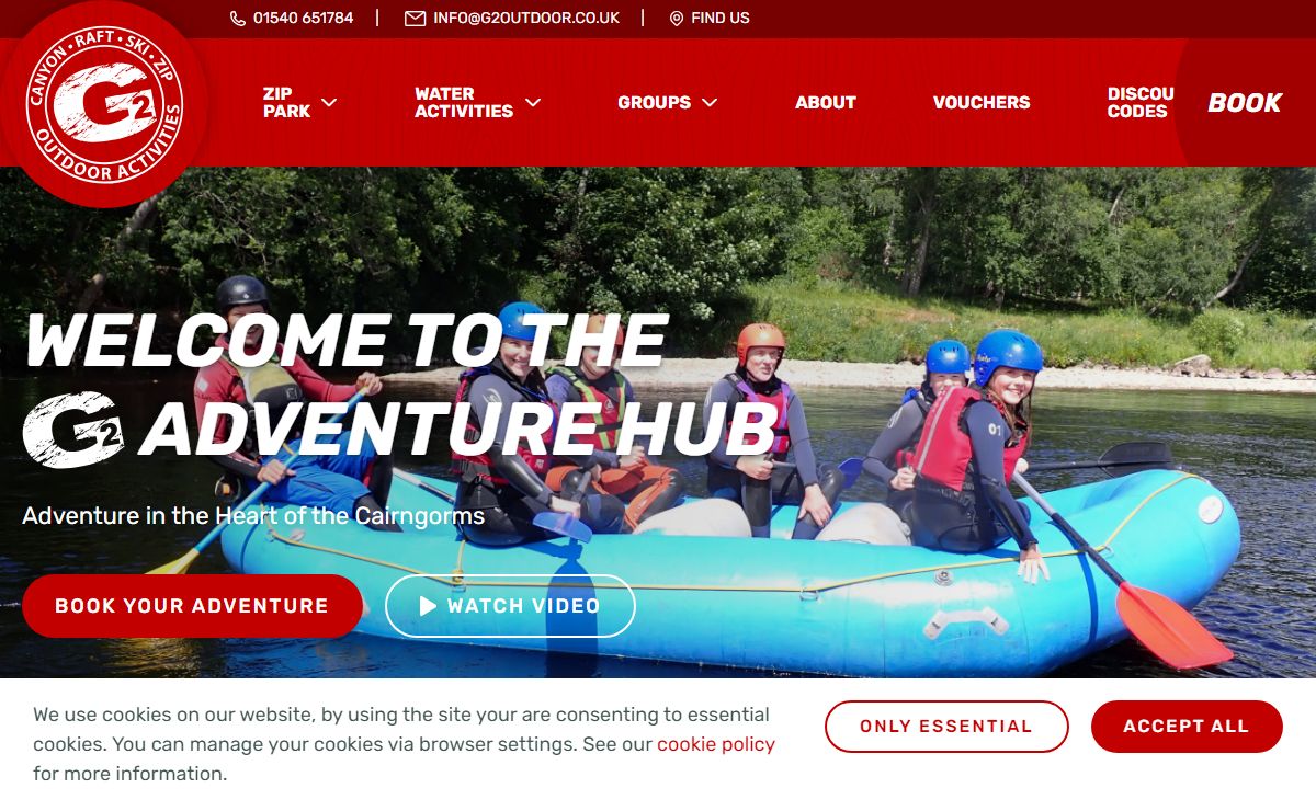 Zip Park & Outdoor Adventure Activities near Aviemore, Scotland