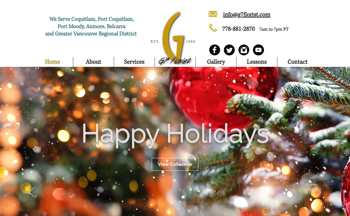 Coquitlam flower florist Port Coquitlam Port Moody Anmore Belcarra