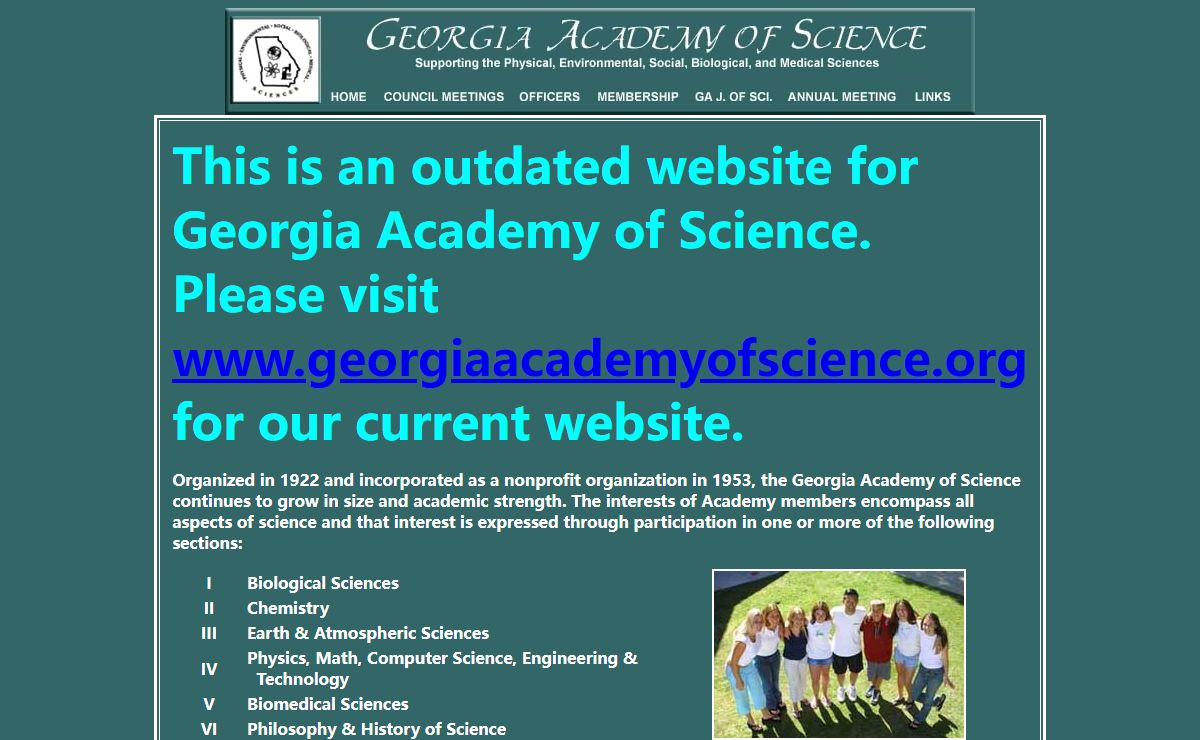 GA Academy of Science Template