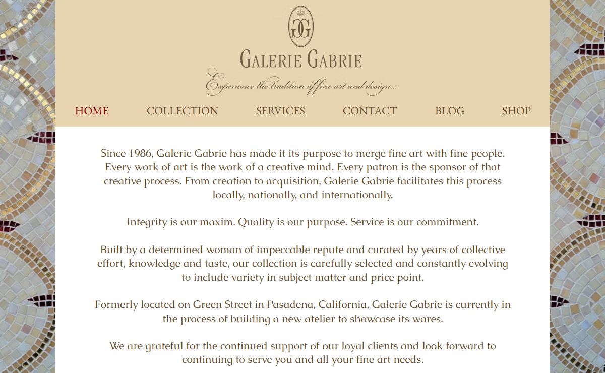 Pasadena Art Gallery | Galerie Gabrie | Pasadena