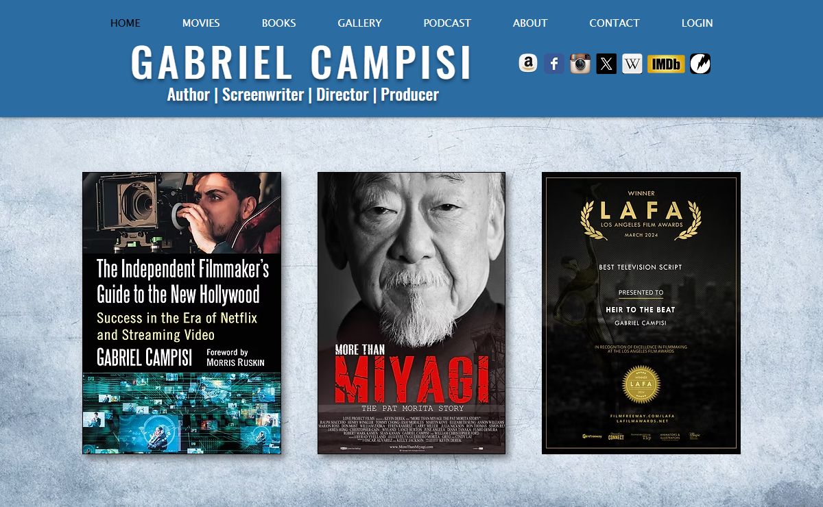 Author-Filmmaker | Gabriel Campisi