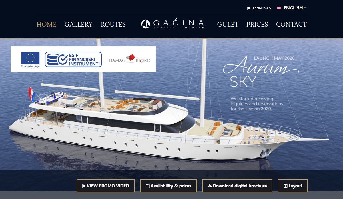 Gulet Aurum - Gaćina Adriatic Charter