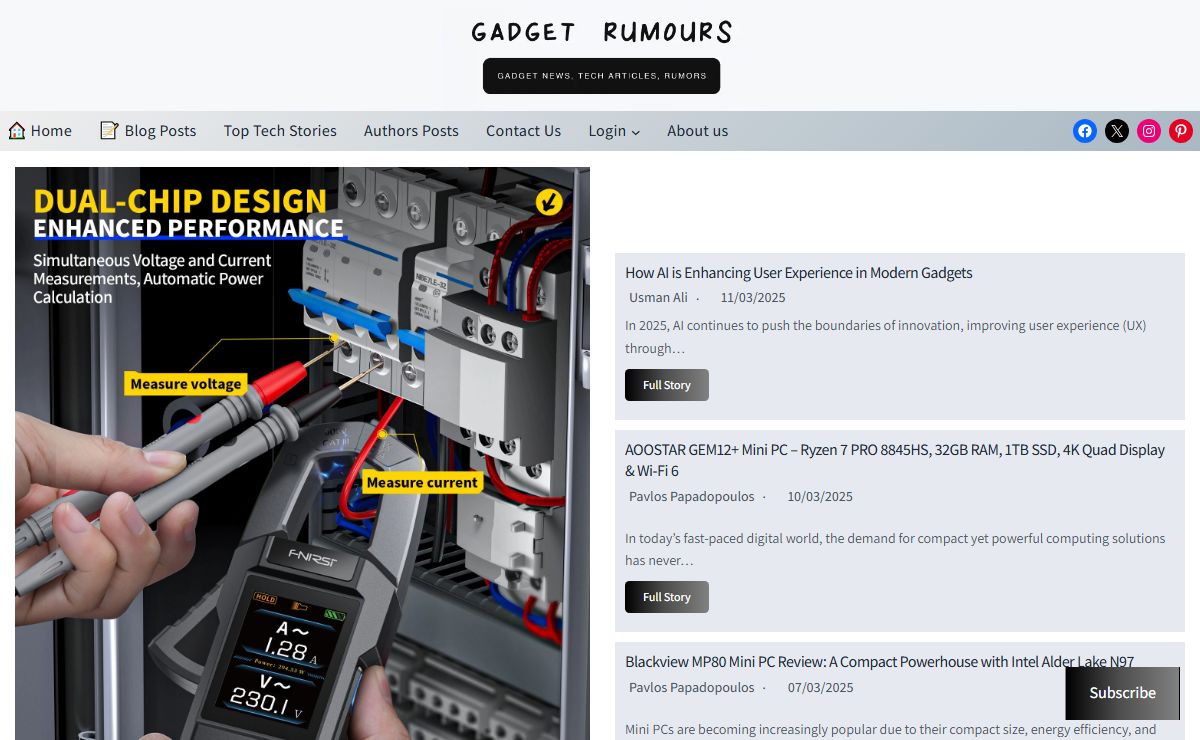 Gadget Rumours - Where Tech Enthusiasts Connect and Innovate