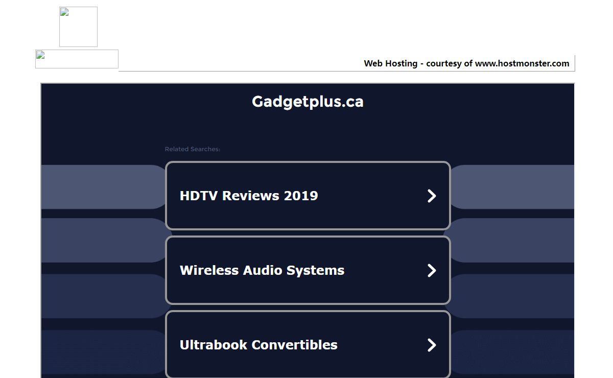 Welcome gadgetplus.ca - Hostmonster.com