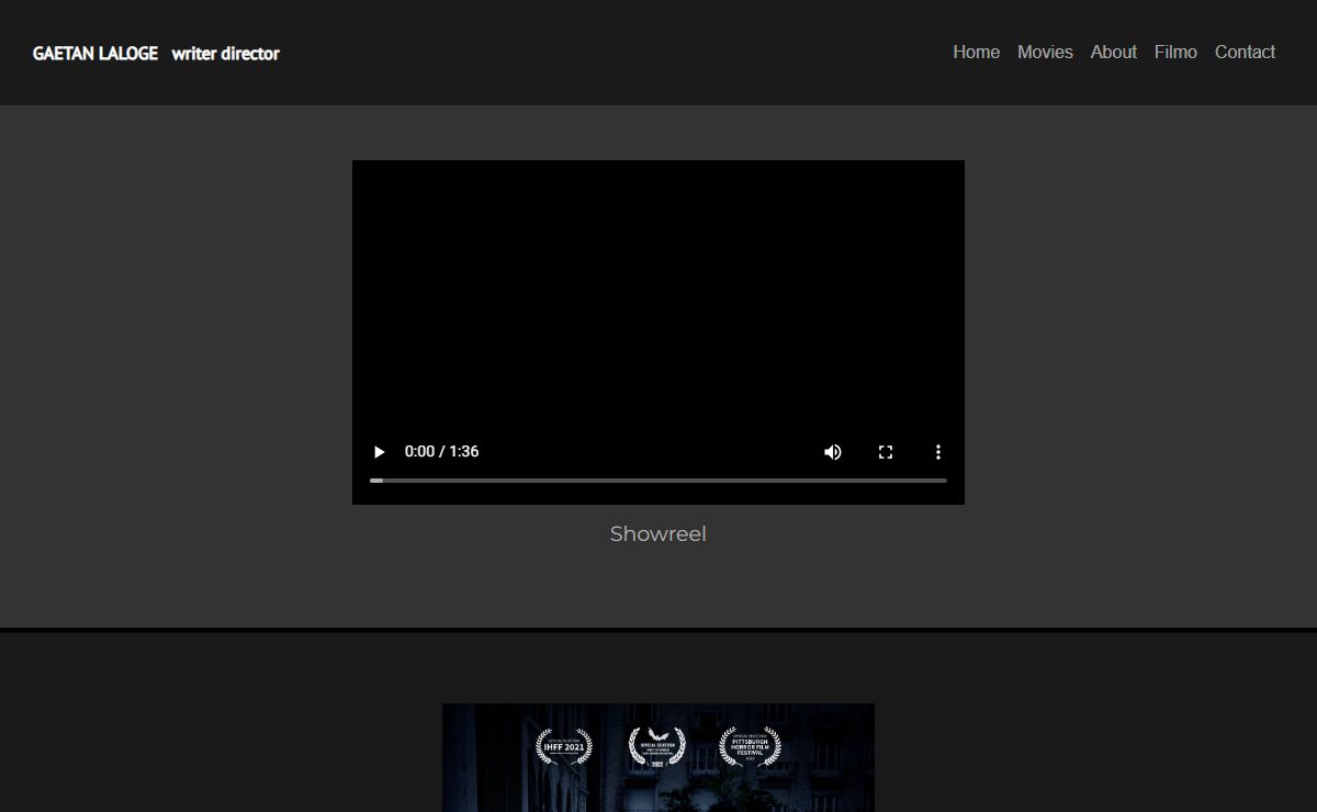 Welcome to the Film Writer Director Gaetan Laloge Official Site - Eiga Kantoku