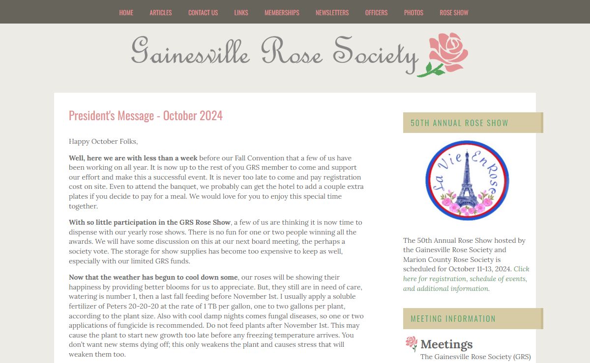 Gainesville Rose Society