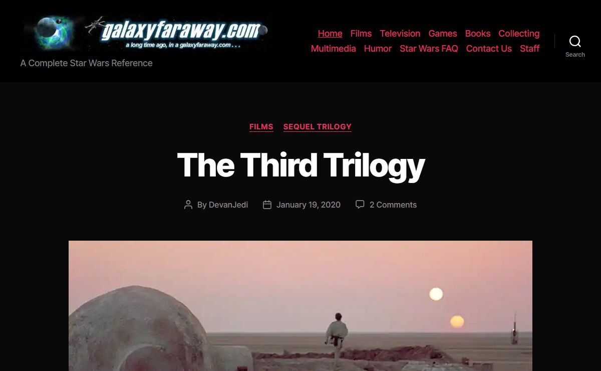 GalaxyFarAway.com – A Complete Star Wars Reference