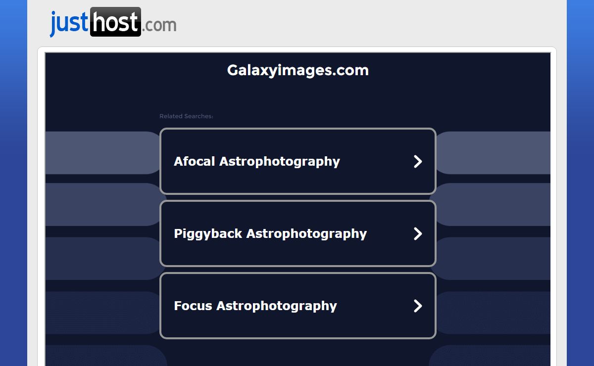 Welcome galaxyimages.com - Justhost.com