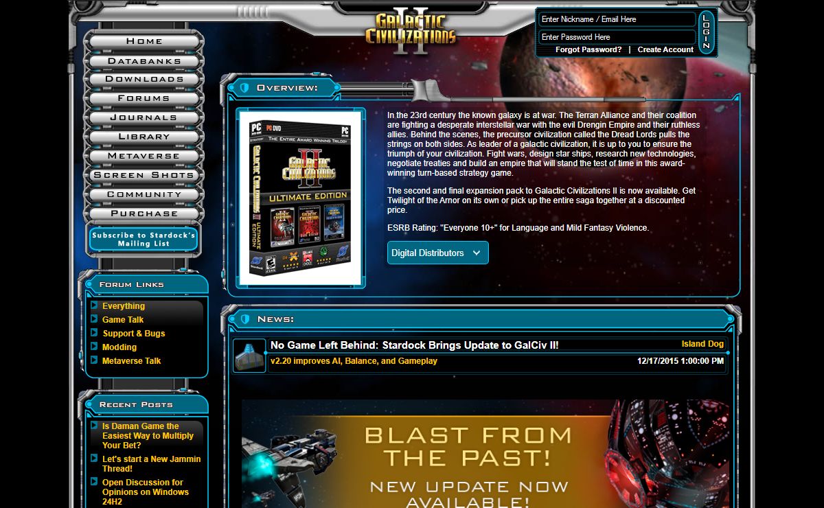 Galactic Civilizations II