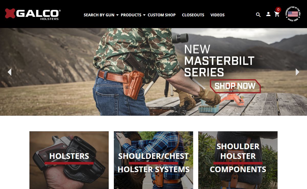 Galco Gunleather: Leather Gun Holsters, Belts, Slings & More