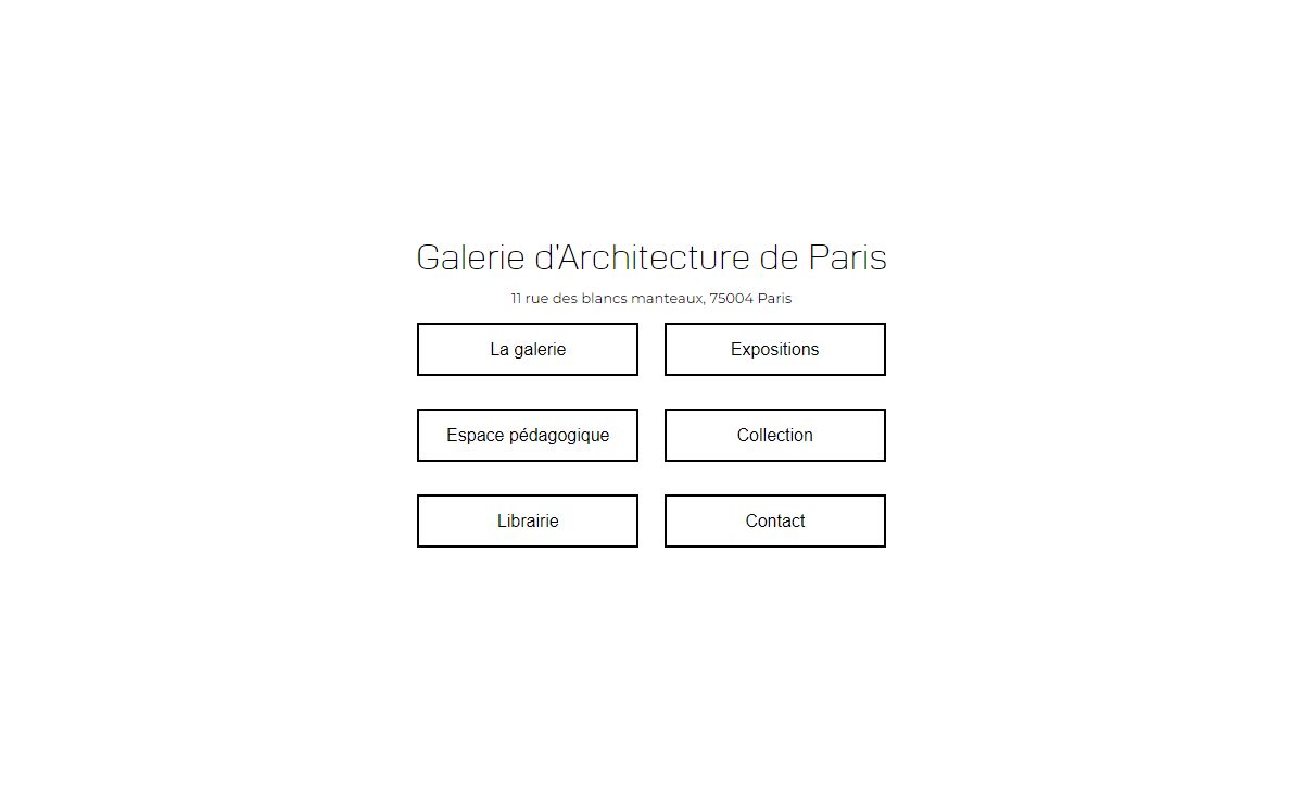 Galerie d'Architecture de Paris