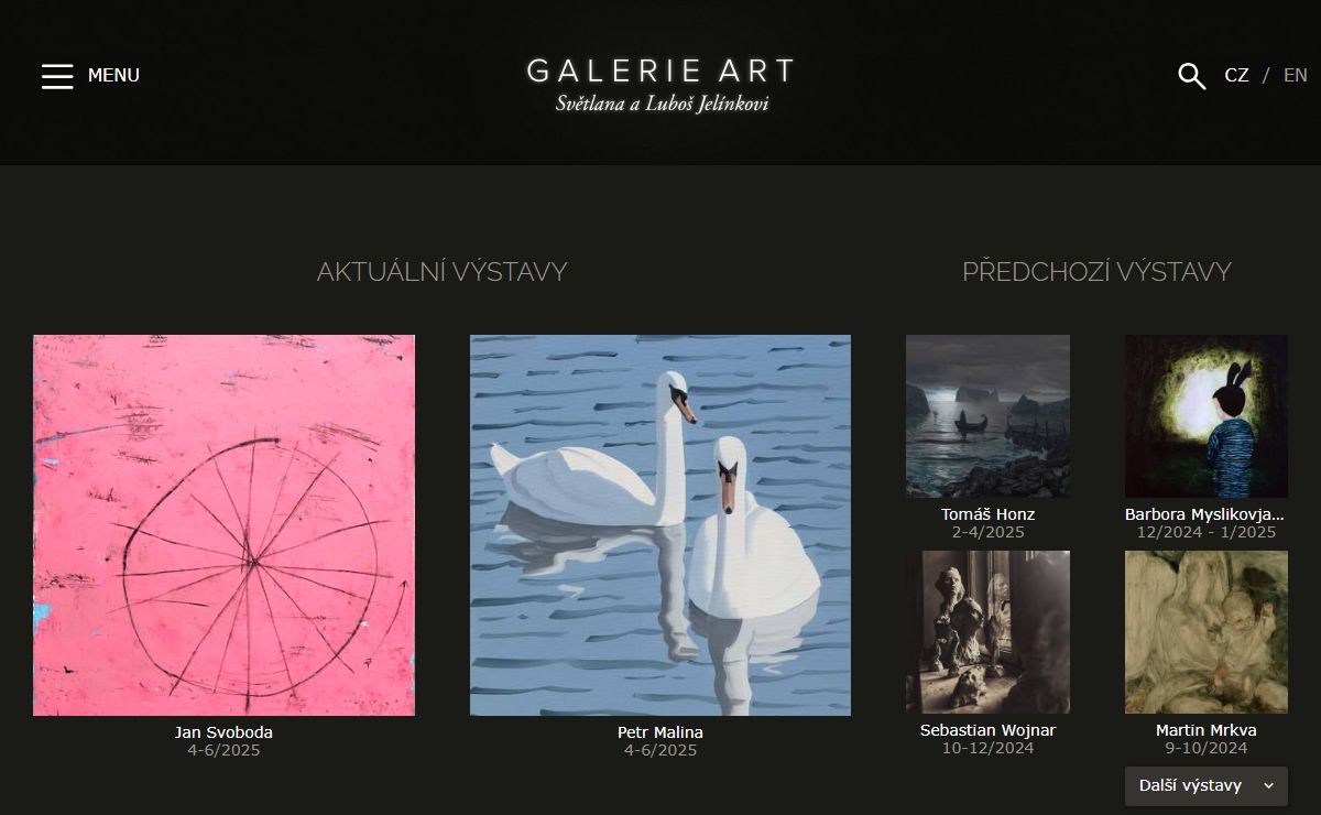 Galerie Chrudim | ART GALLERY - Svetlana & Lubos Jelinek - Czech and world art