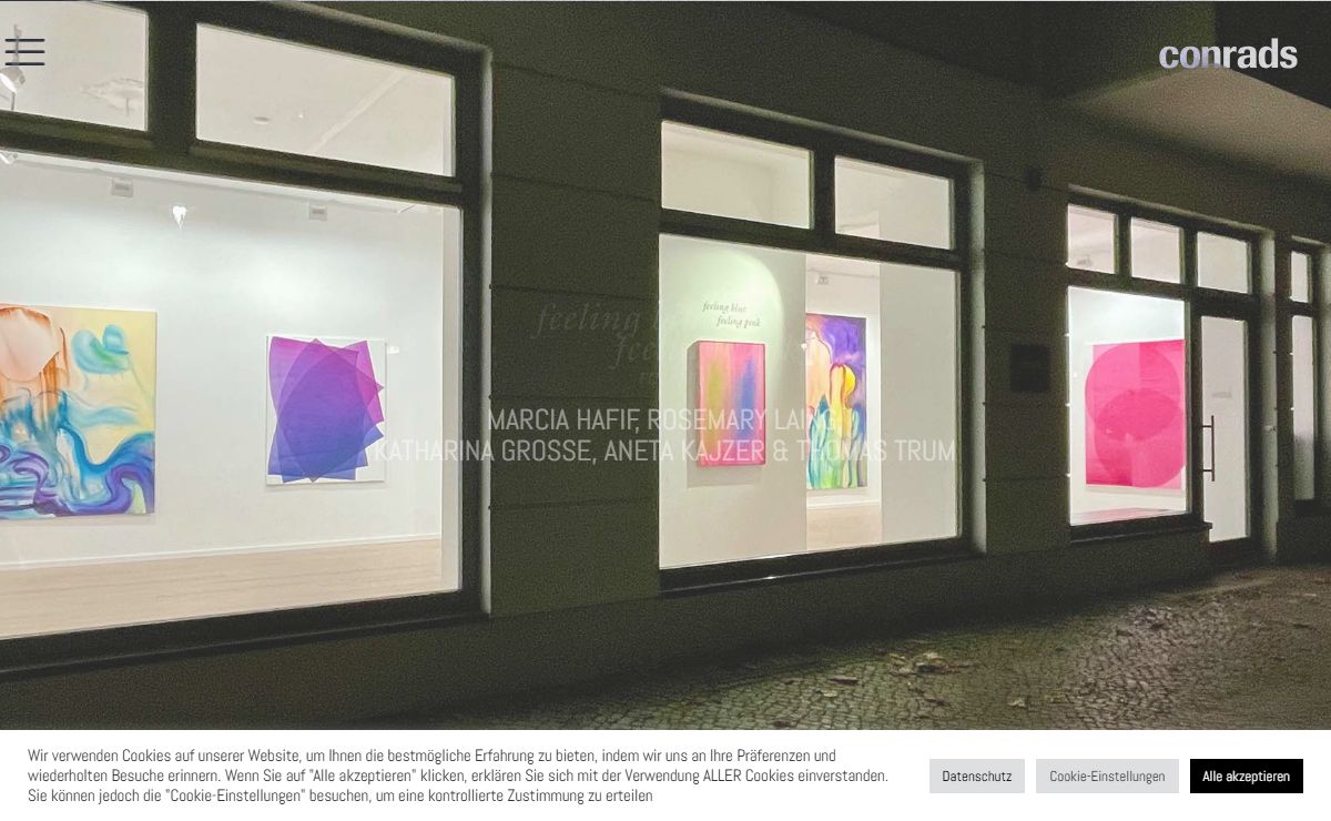 CONRADS Berlin Exhibitions Ausstellungen / Gallery founded 1992