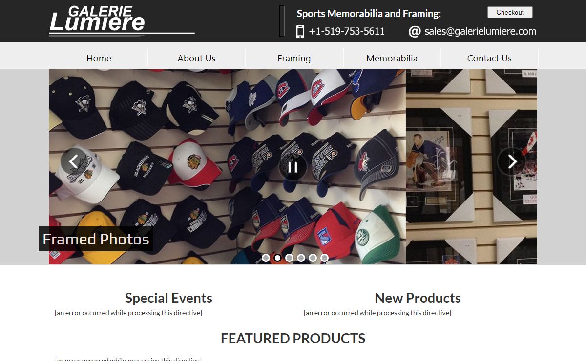 Galerie Lumiere - memorabilia - nhl, nfl, hats, pennants, photos, entertainment framing