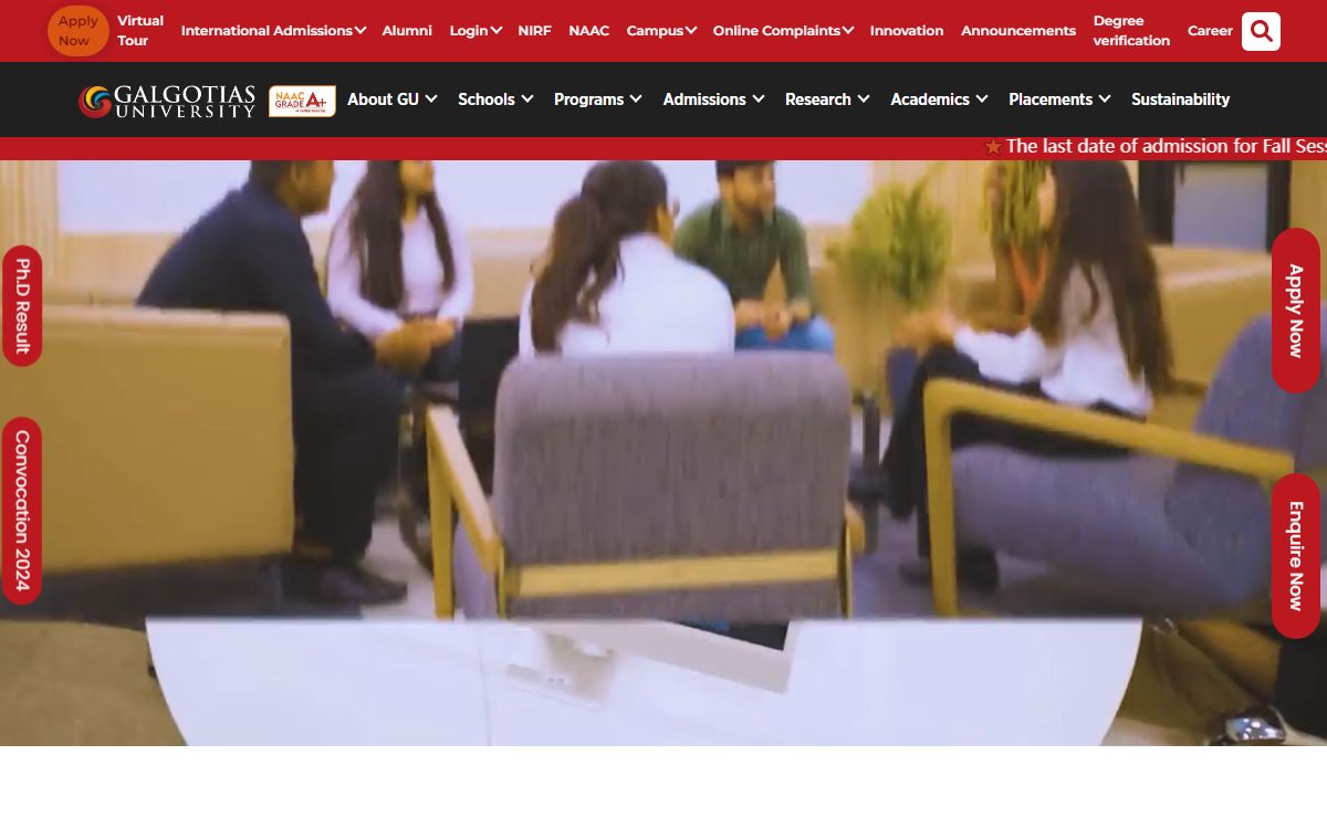 India's Top Private University in Noida, Uttar Pradesh - Apply Now!