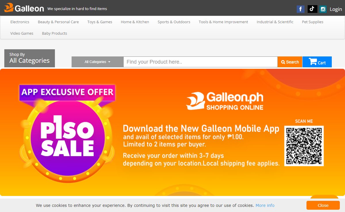 Galleon - Homepage