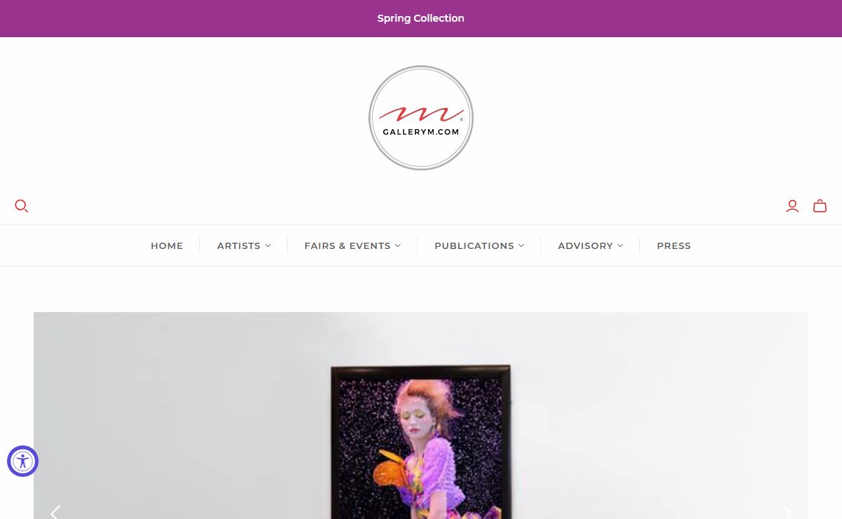 GALLERY M: Fine Art, Photography, Sculpture, New Media 1-877-331-8401