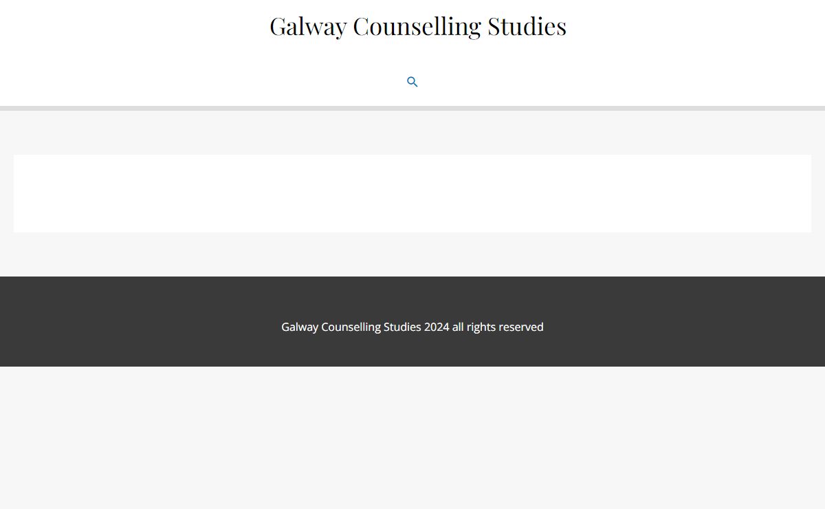 - Galway Counselling Studies