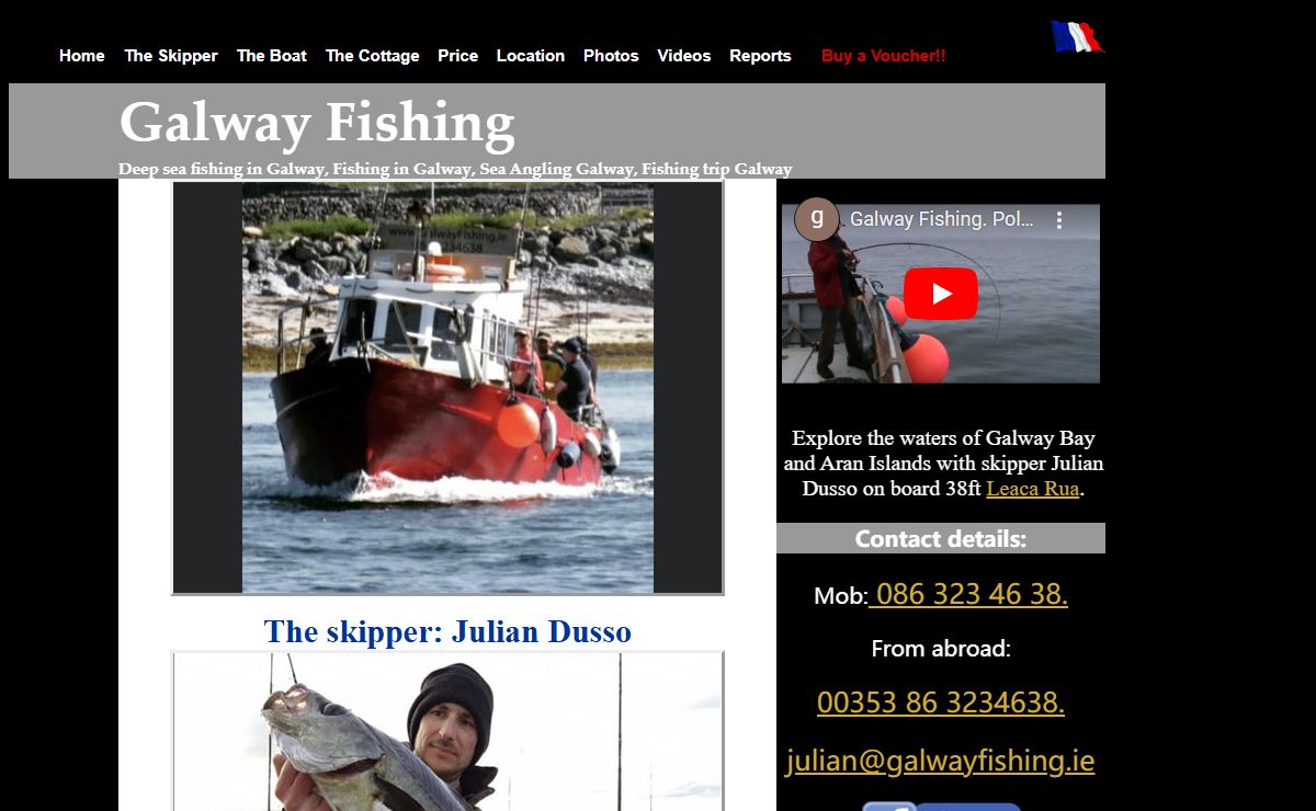 Deep Sea Fishing Galway, Galway Fishing, Fishing Trip Ireland, Fishing In Galway, Charter Fishing, Fishing Holiday, Sea Fishing, Boat Trip, sea angling Galway