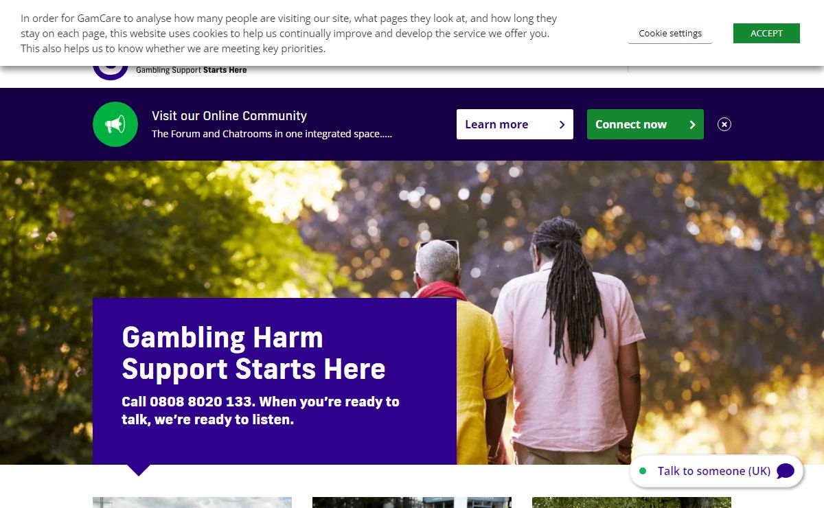 GamCare - The leading provider of support for anyone affected by problem gambling in Great Britain
