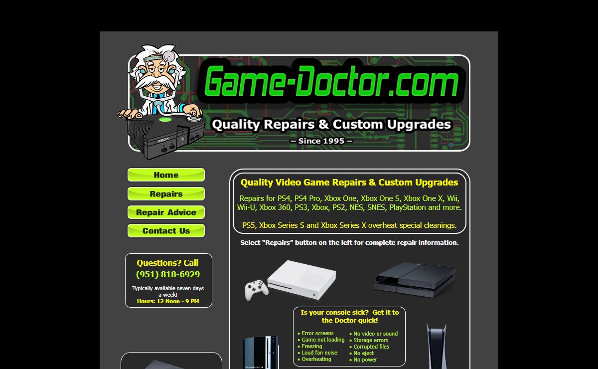Game-Doctor.com, Video Game Repair in Murrieta