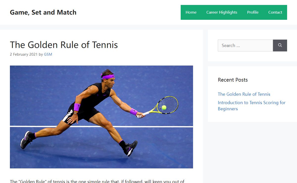 Game, Set and Match – Achievements of Richard Bloomfield, British Tennis Player