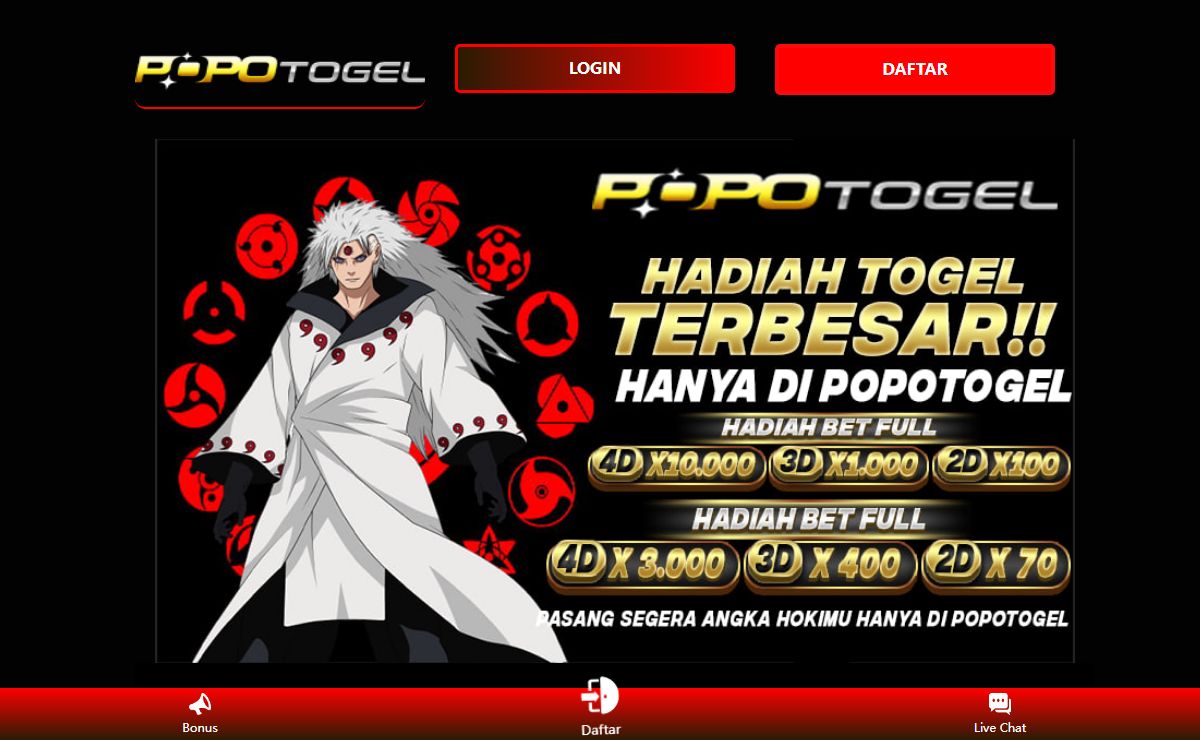 POPOTOGEL ᴺᴱᵀ Situs Toto Togel 4D Terpercaya & Toto slot Online Terbesar Di Indonesia