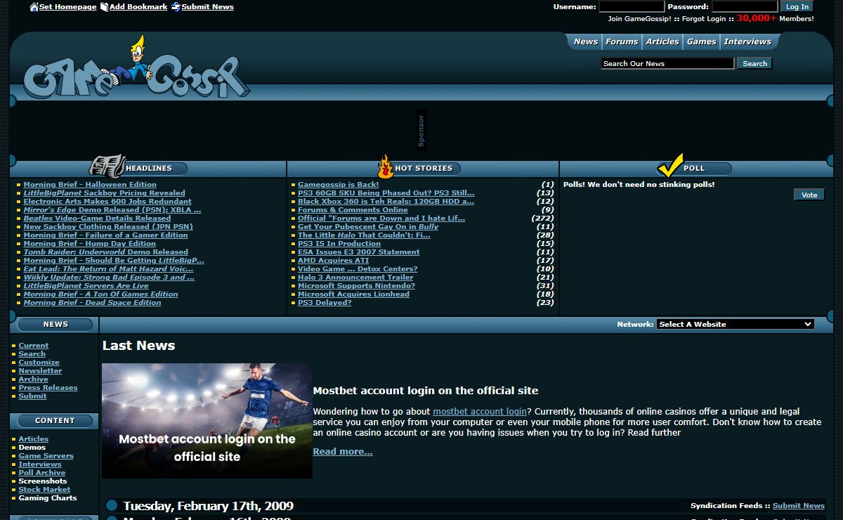 :: GameGossip.com :: You Read It Here First
