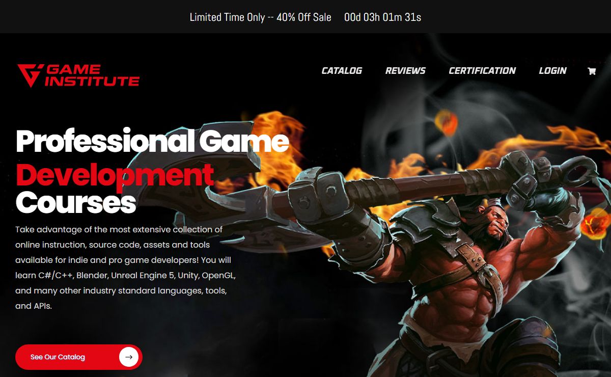 Game Institute - Certified Online Game Development Courses