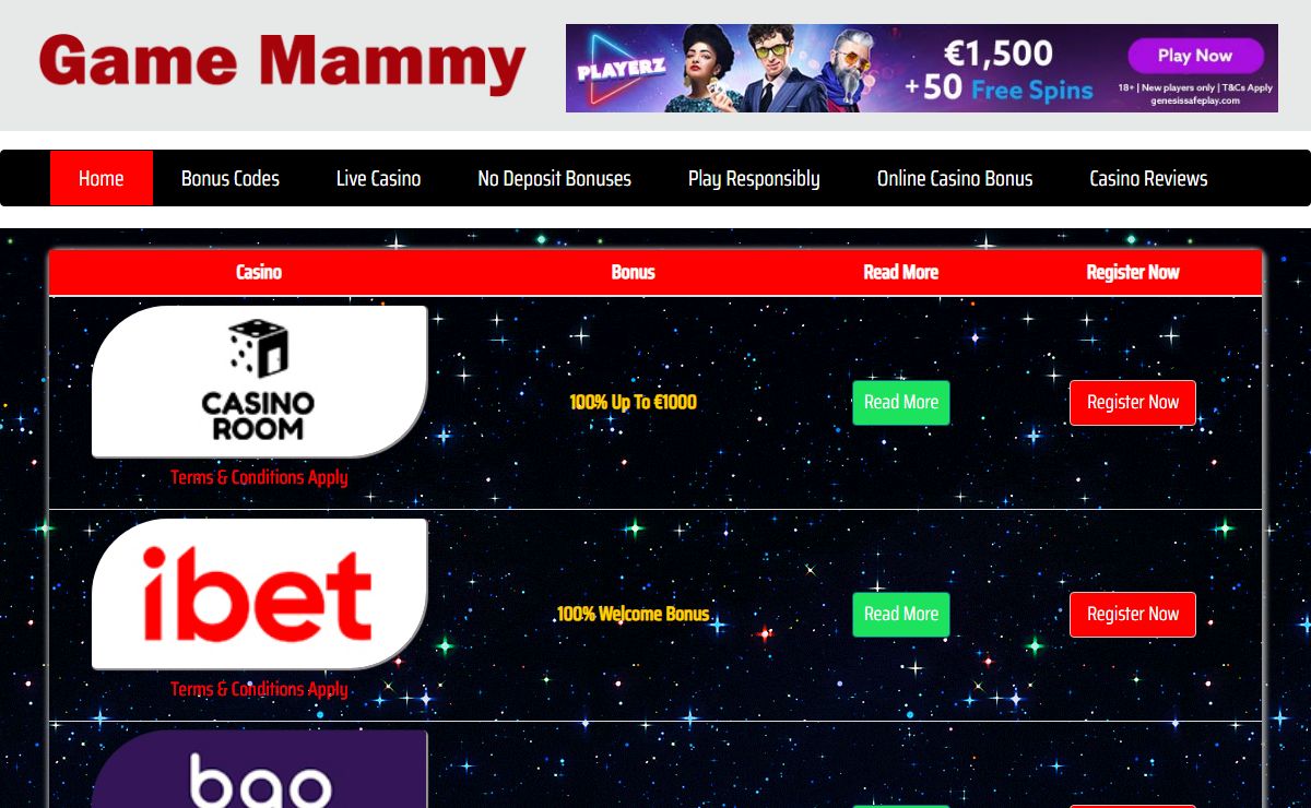 Game Mammy | Top Casino Games | Best Online Casinos