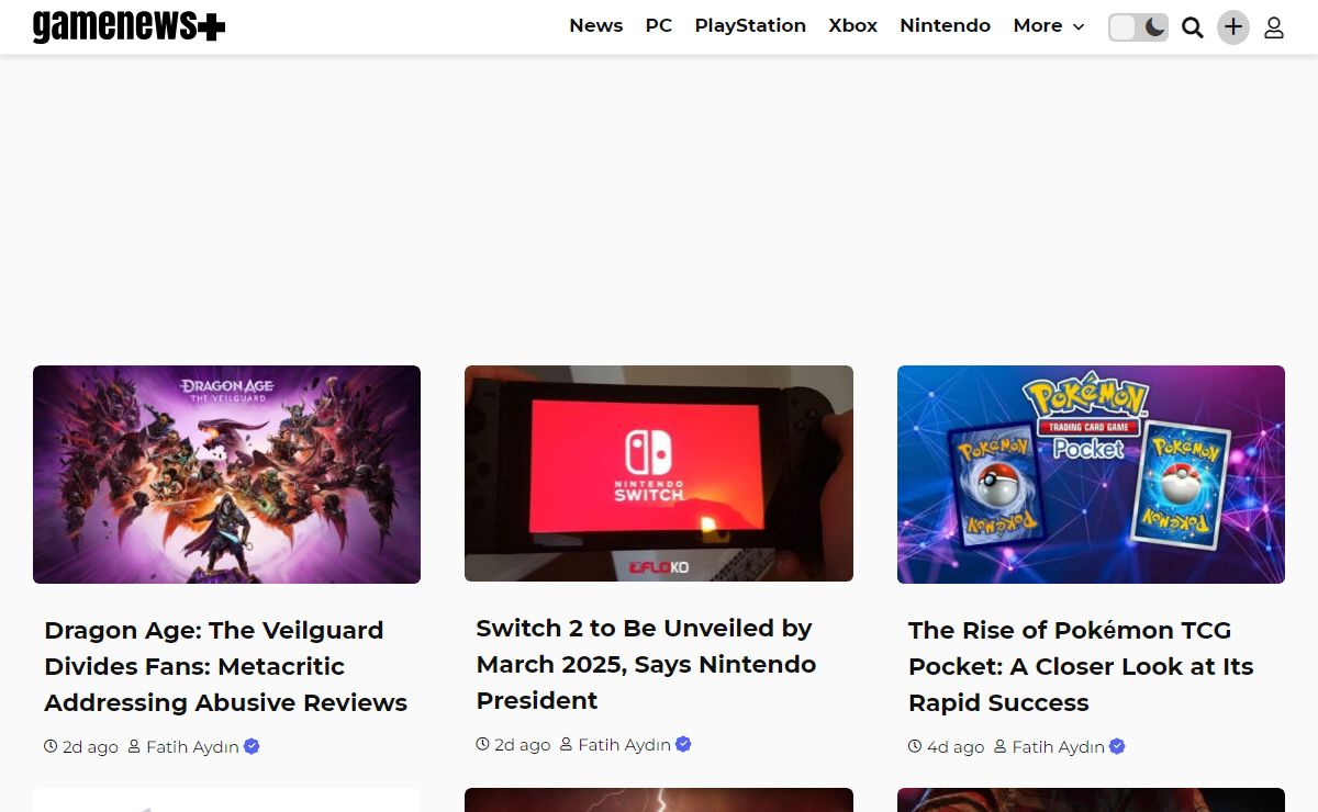 Game News Plus - Video Games News & Reviews