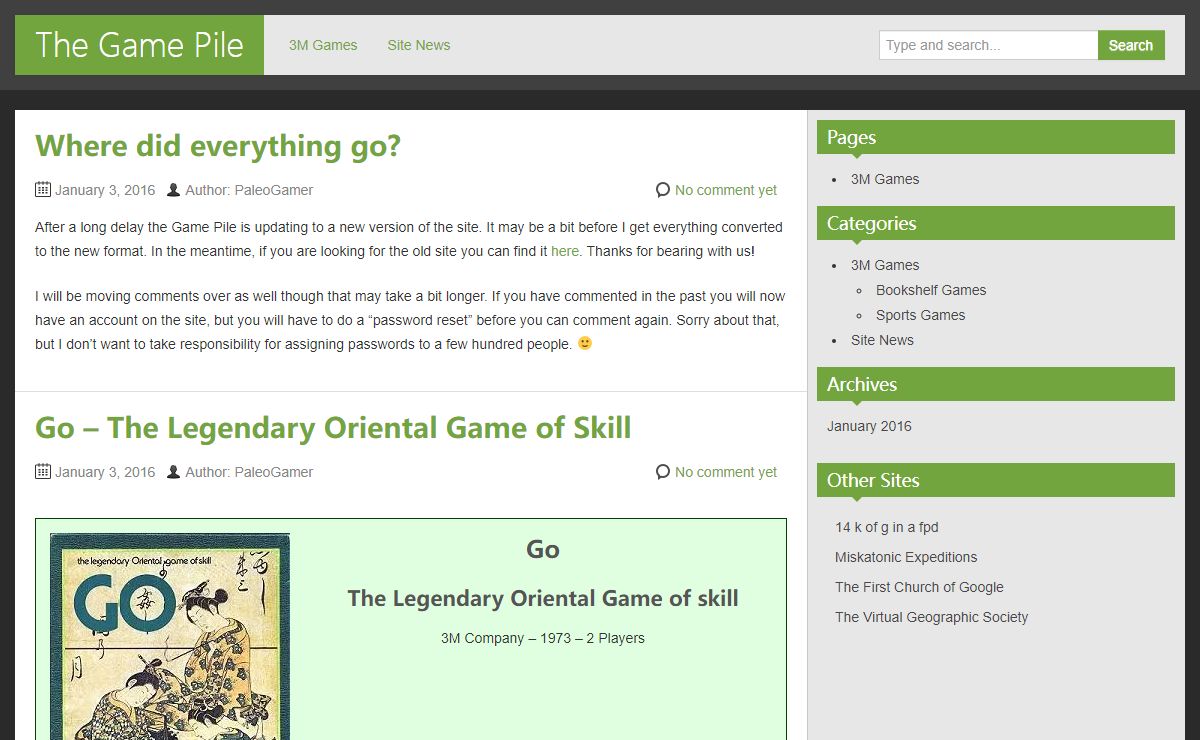 The Game Pile | Exploring board games