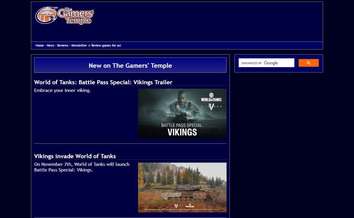 The Gamers' Temple: Video Game Reviews, News, and More