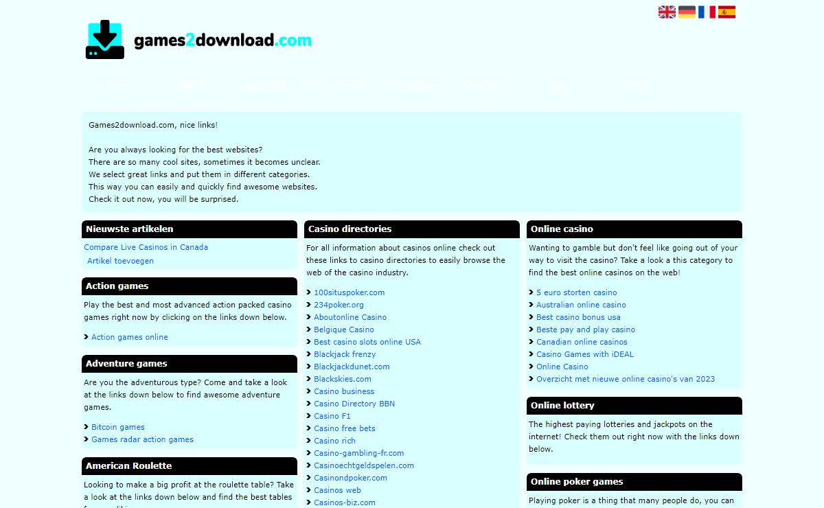 Games2download.com | Nice link collection