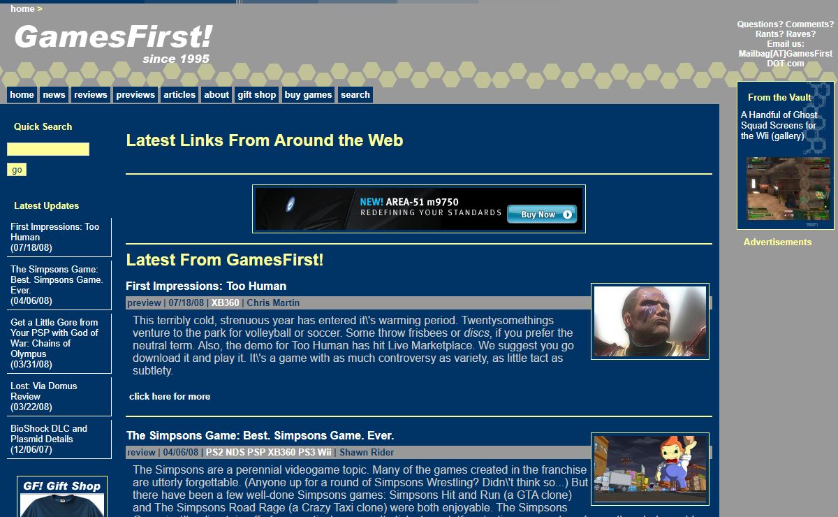 GamesFirst! || Main