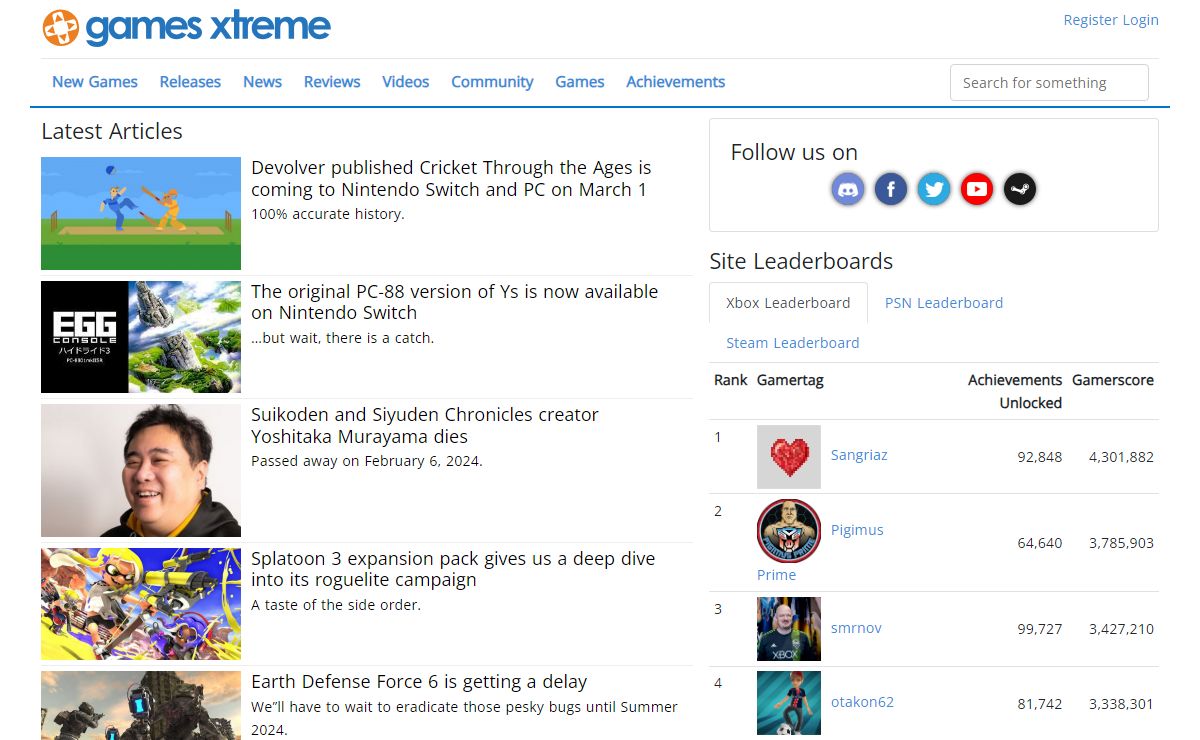 PC and Console Video Game news, reviews, videos and profiles for gamers, content creators and developers