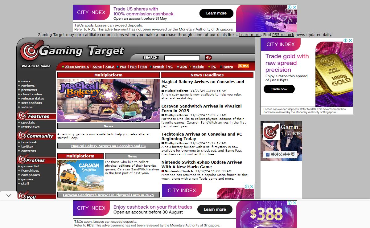 Video Game News, Reviews, Release Dates, Trailers - Gaming Target