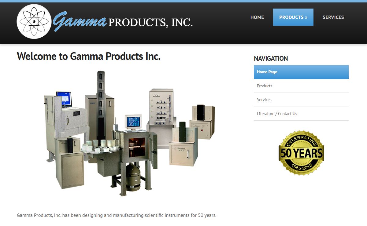 Gamma Products Inc - Home
