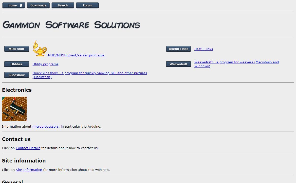 Gammon Software Solutions Home Page