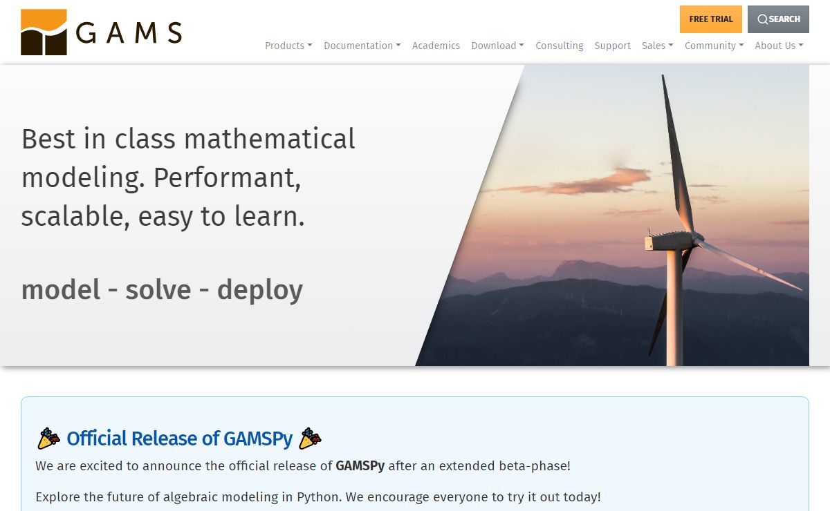 GAMS - Cutting Edge Modeling