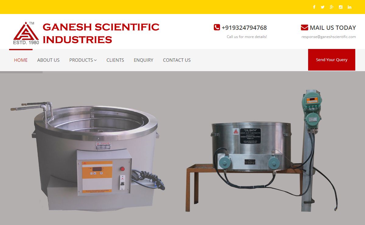 GANESH SCIENTIFIC INDUSTRIES