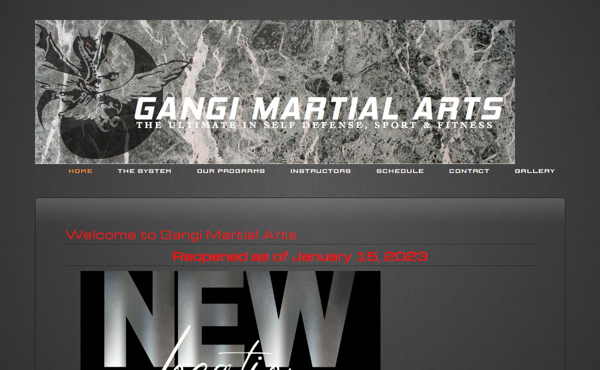 gangimartialarts - Home