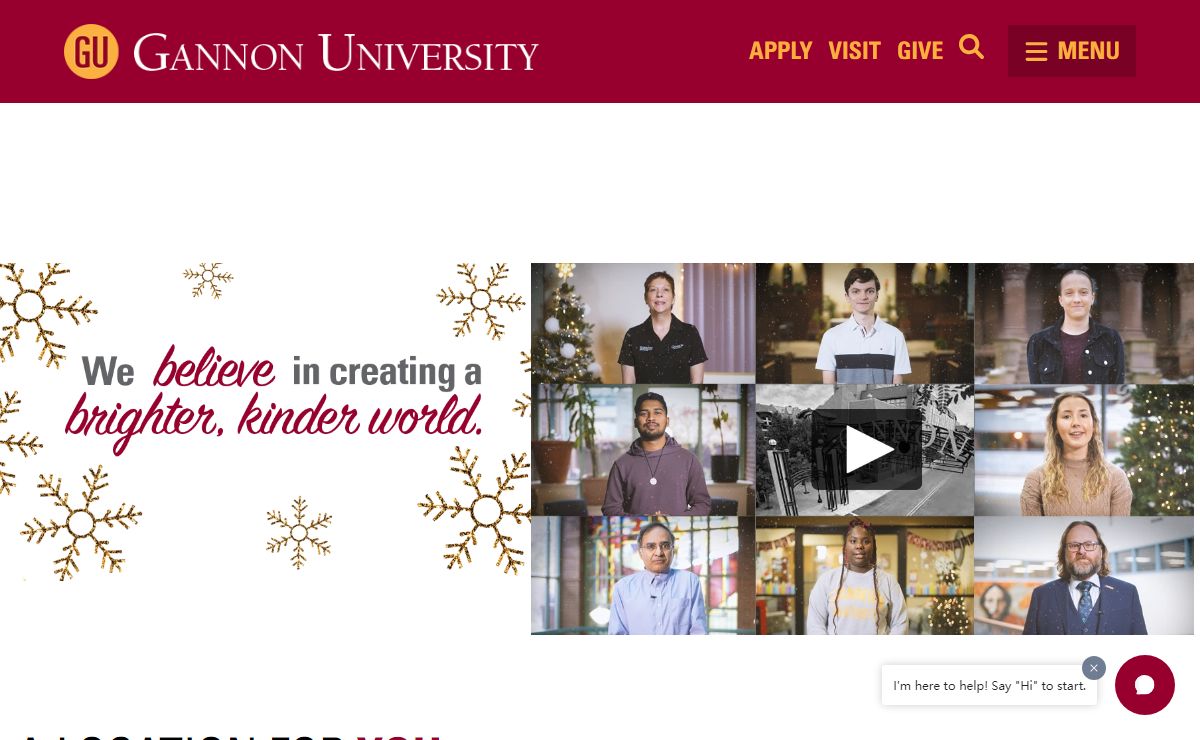 Home | Gannon University