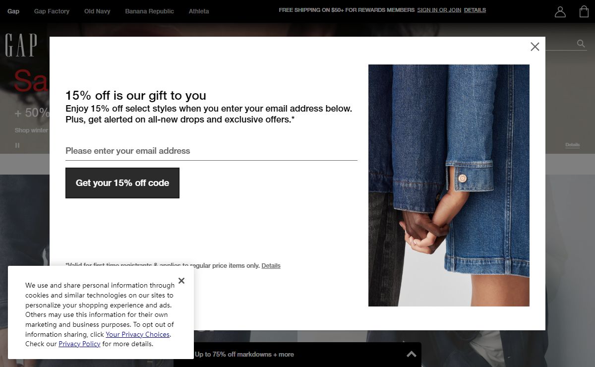Shop Latest Offers + Gap Women’s, Men’s, Baby & Kids Clothing